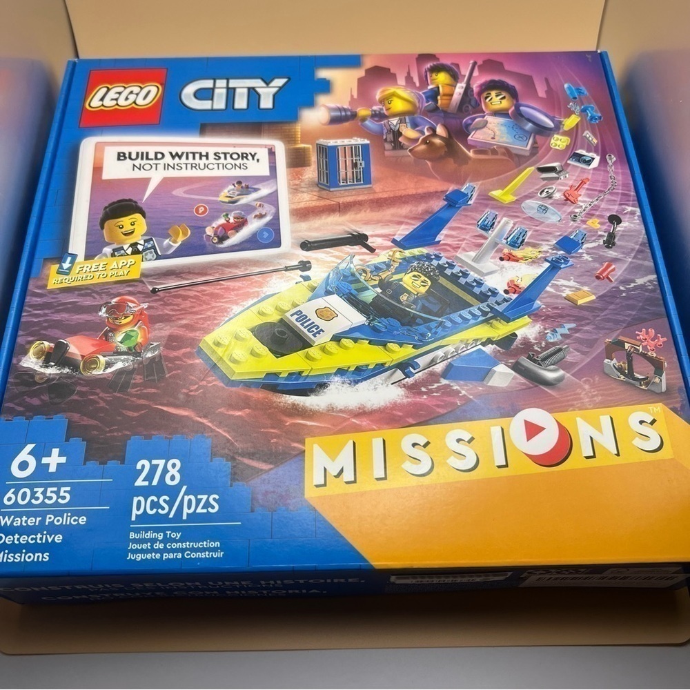 LEGO City 60355 Water Police Detective Missions New Sealed retired - Picture 2 of 10